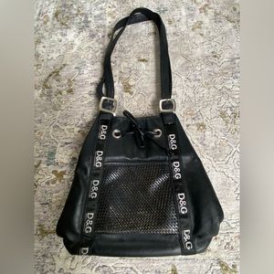 Vintage 90s Dolce and Gabbana bucket bag